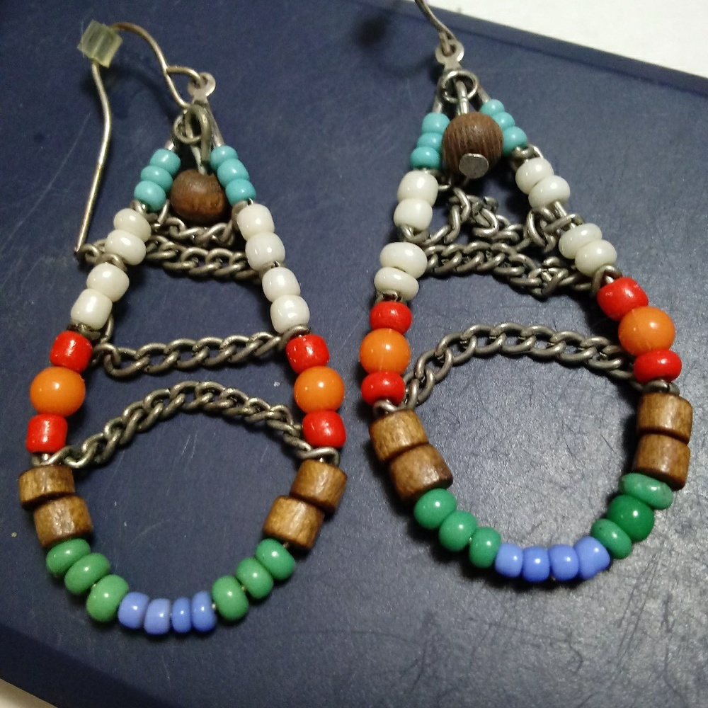 Vintage bead earrings